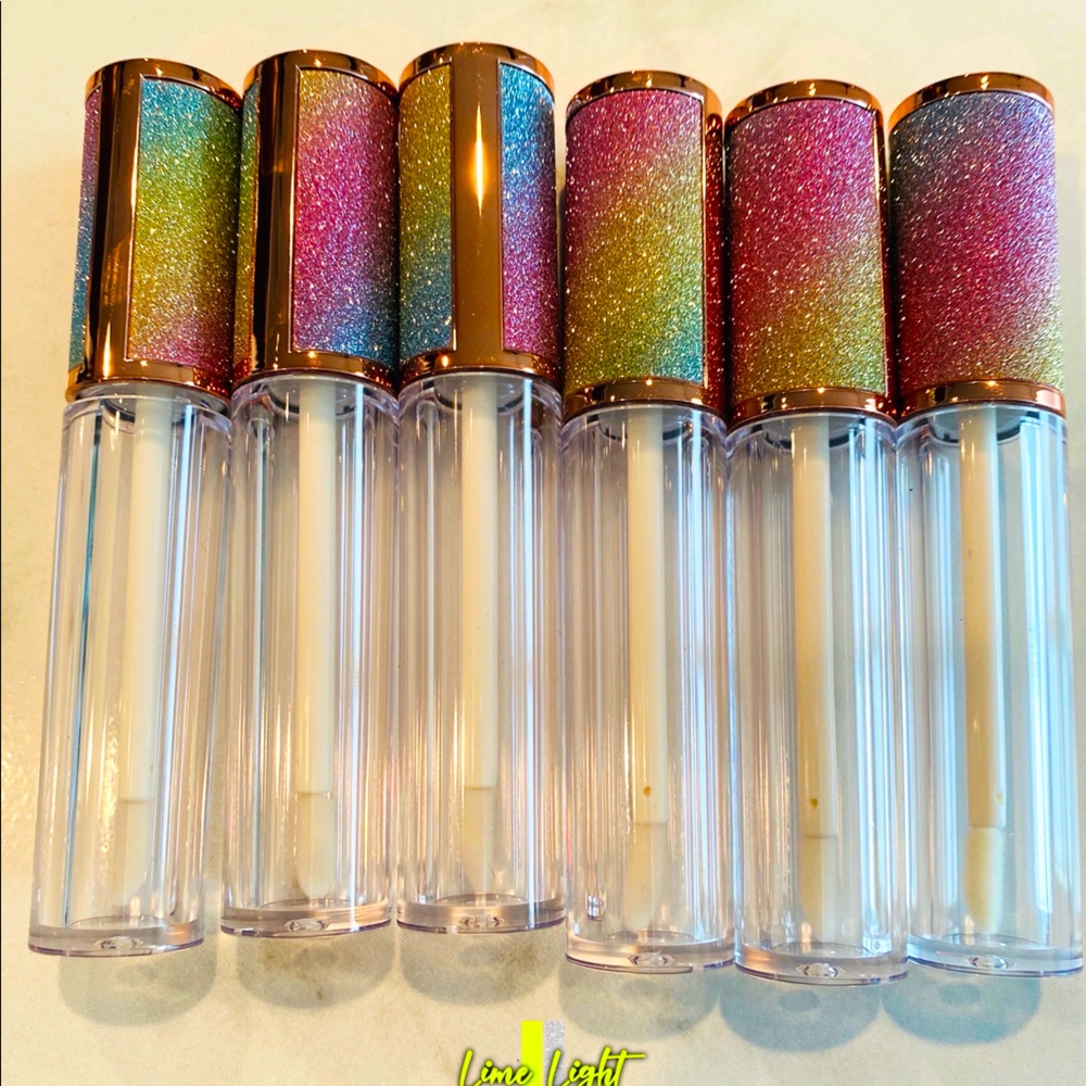 20 Wholesale Rainbow Lip Gloss Tubes